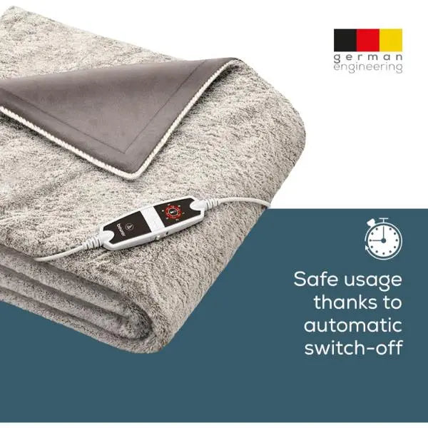 Beurer HD150 XXL Nordic Soft Heated Electric Blanket 6 Temperatures 200x150cm Beurer