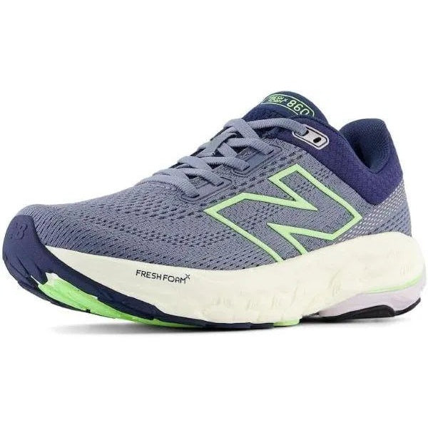 New Balance Fresh Foam X 860v14 Womens Running Trainers UK Size 5 Artic Grey / Sea Salt / Bleached Lime Glo  - New New Balance