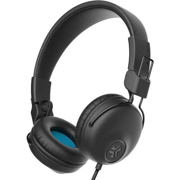 JLab Studio On-Ear Wired Headphones Black JLab