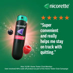 Nicorette QuickMist Mouthspray, Cool Berry (2 x 150 Sprays) Smoking or Vaping Cessation Aid, designed to start reducing cravings in 30 seconds (Quit Smoking or Quit Vaping Aid) - BBE 09/2027 Nicorette