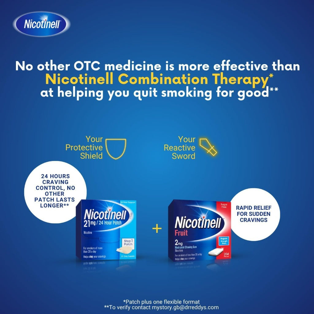 Nicotinell Fruit Nicotine Gum 2mg, 204 Pieces - Sugar Free Regular Strength Quit Smoking Aid Value Pack - Damaged Box - BBE 05/2028