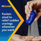 NiQuitin 4mg Minis Mint Lozenges - Mint Flavour (5 x Pack of 20 Minis Nicotine Lozenges) - On The Go Oral Stop Smoking and Vaping Aid - Pocket Sized Containers - BBE 11/2027 NiQuitin