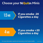 NiQuitin 4mg Minis Mint Lozenges - Mint Flavour (5 x Pack of 20 Minis Nicotine Lozenges) - On The Go Oral Stop Smoking and Vaping Aid - Pocket Sized Containers - BBE 11/2027 NiQuitin