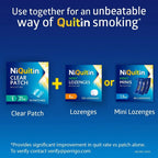 NiQuitin 4mg Minis Mint Lozenges - Mint Flavour (5 x Pack of 20 Minis Nicotine Lozenges) - On The Go Oral Stop Smoking and Vaping Aid - Pocket Sized Containers - BBE 11/2027 NiQuitin