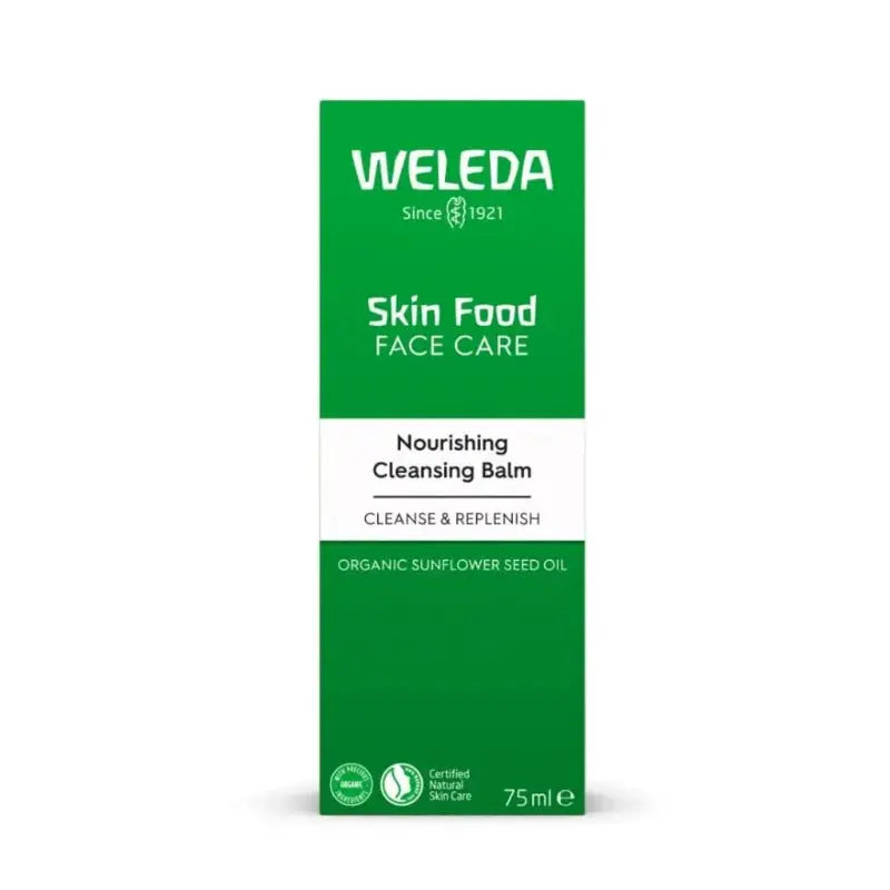 Weleda Skin Food Nourishing Cleansing Balm, Off White, 75ml - BBE 05/2028 Weleda
