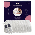 Dreamland Cosy Dreamer Electric Blanket - Heated Underblanket with Italian Cotton, Intelliheat Technology, 6 Heat Settings, Overheat Protection & Machine Washable, 160 x 152cm - King Size - Very Good Dreamland