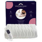 Dreamland Cosy Dreamer Electric Blanket - Heated Underblanket with Italian Cotton, Intelliheat Technology, 6 Heat Settings, Overheat Protection & Machine Washable, 160 x 152cm - King Size - Very Good Dreamland