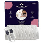 Dreamland Cosy Dreamer Electric Blanket - Heated Underblanket with Italian Cotton, Intelliheat Technology, 6 Heat Settings, Overheat Protection & Machine Washable, 160 x 152cm - King Size - Very Good Dreamland