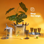 LIVIVO Galvanised Steel 24L Ice Cool Bucket Pail - Diamond Embossed, Rope Handles for Drinks, Beer, Wine, Champagne - Very Good