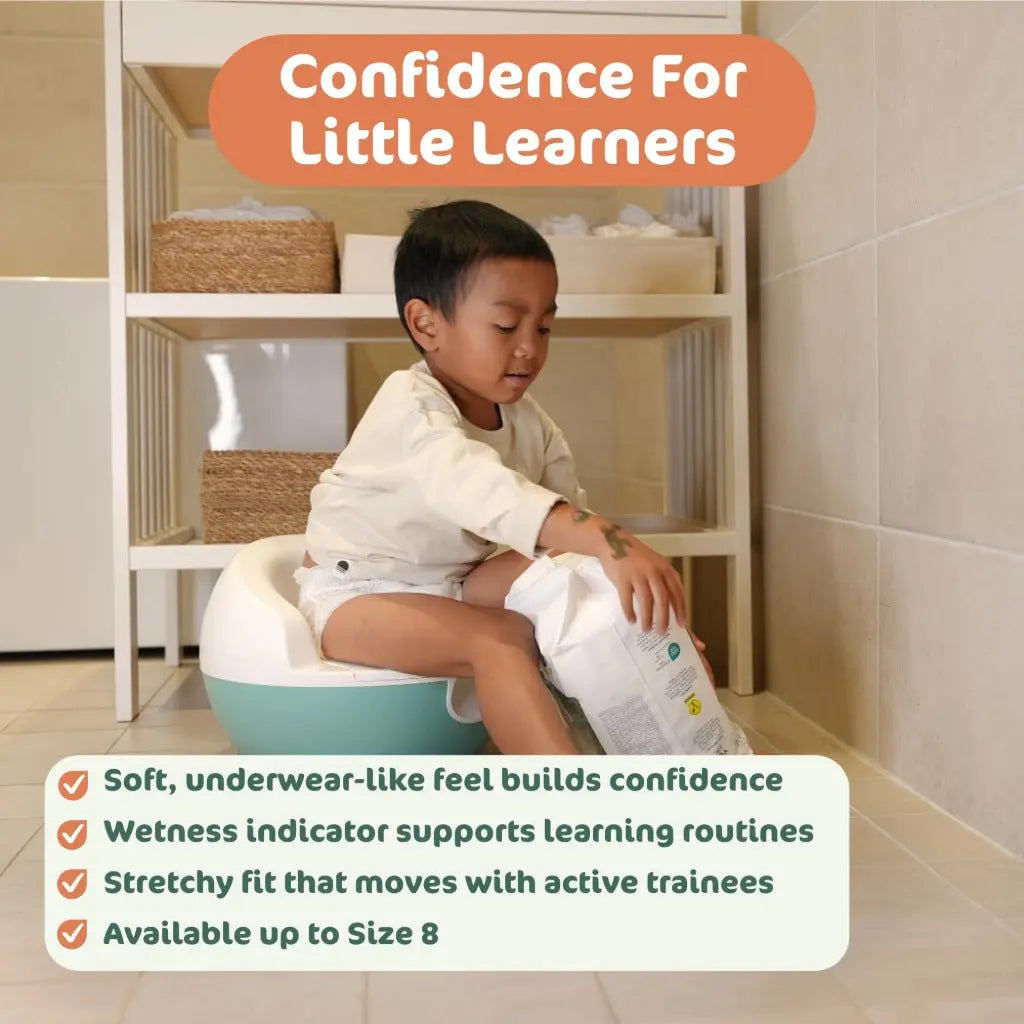 Naty FreeMovers Nappy Pants -Sensitive Skin, Potty Training Pants -Soft, Fragrance Free, Absorbent & Leak-Proof, Unisex Baby & Toddler, Size 5 (12-18 kg), 80 Count - Damaged Box Naty