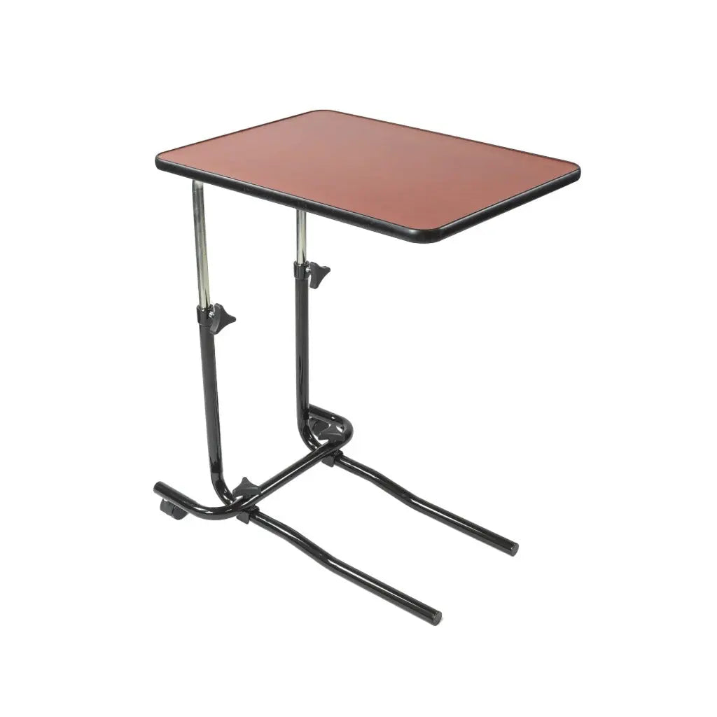 NRS Healthcare M01278 Overbed And Chair Table - Divan Style, Tilting And Adjustable - Damaged Box NRS Healthcare