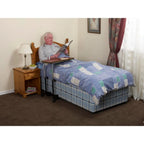 NRS Healthcare M01278 Overbed And Chair Table - Divan Style, Tilting And Adjustable - Damaged Box NRS Healthcare