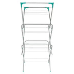 Ram(R) 3 Tier Deluxe Airer Foldable Heavy Duty Clothes Airer With 4 CORNER HOOKS And Sock Dryer 14M Airing Capacity - Very Good Ram(R)