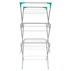 Ram(R) 3 Tier Deluxe Airer Foldable Heavy Duty Clothes Airer With 4 CORNER HOOKS And Sock Dryer 14M Airing Capacity - Very Good Ram(R)