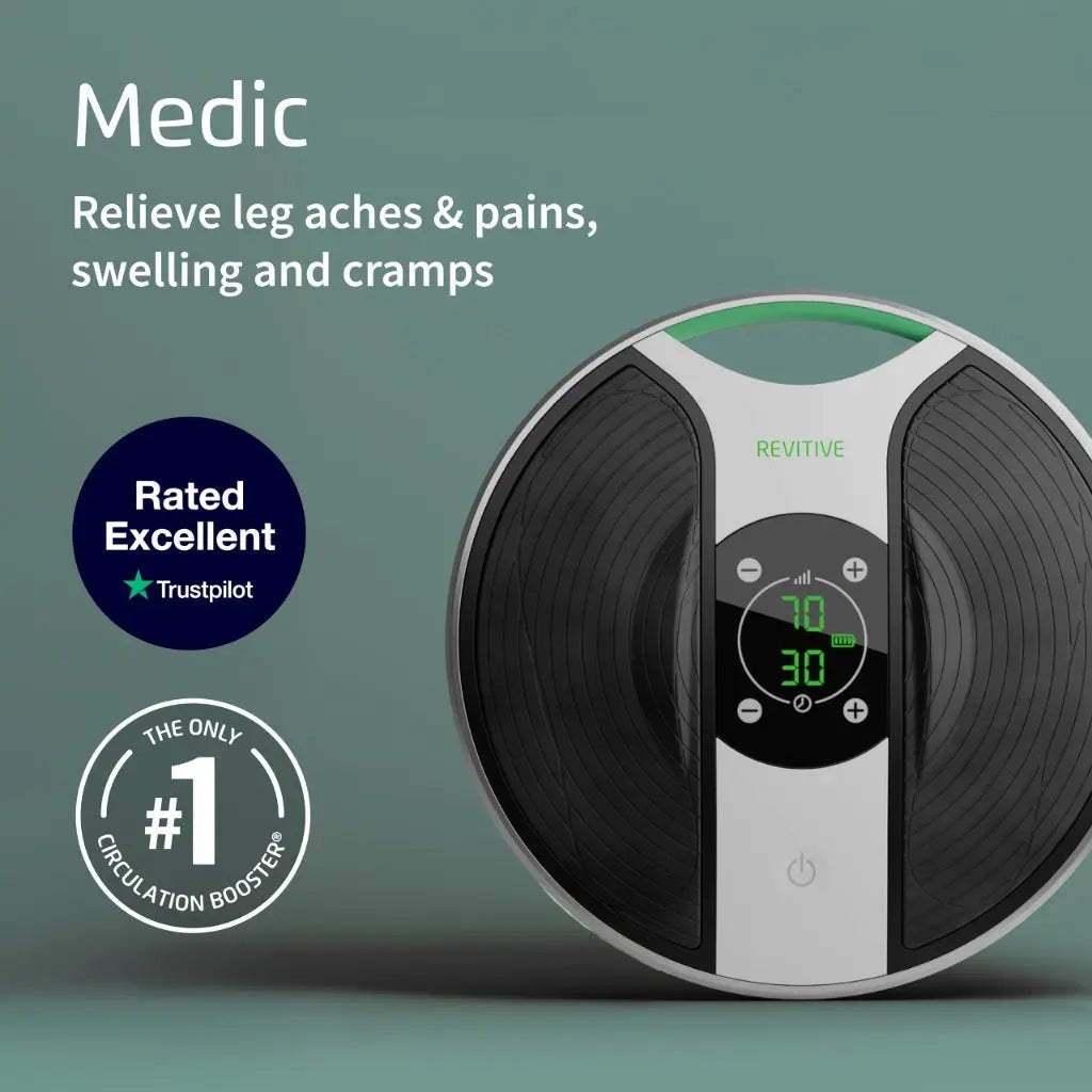 Revitive Medic(R) - Clinically Proven Drug-Free Relief for Leg & Body Aches & Pains, Cordless, Designed to Keep You Moving - Very Good Revitive