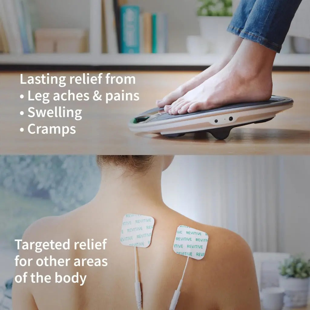 Revitive NEW and Improved Medic Coach(R) Smart Circulation Booster - Personalised Drug-Free Relief for Leg & Knee Pain, Clinically Proven, Cordless - Very Good Revitive