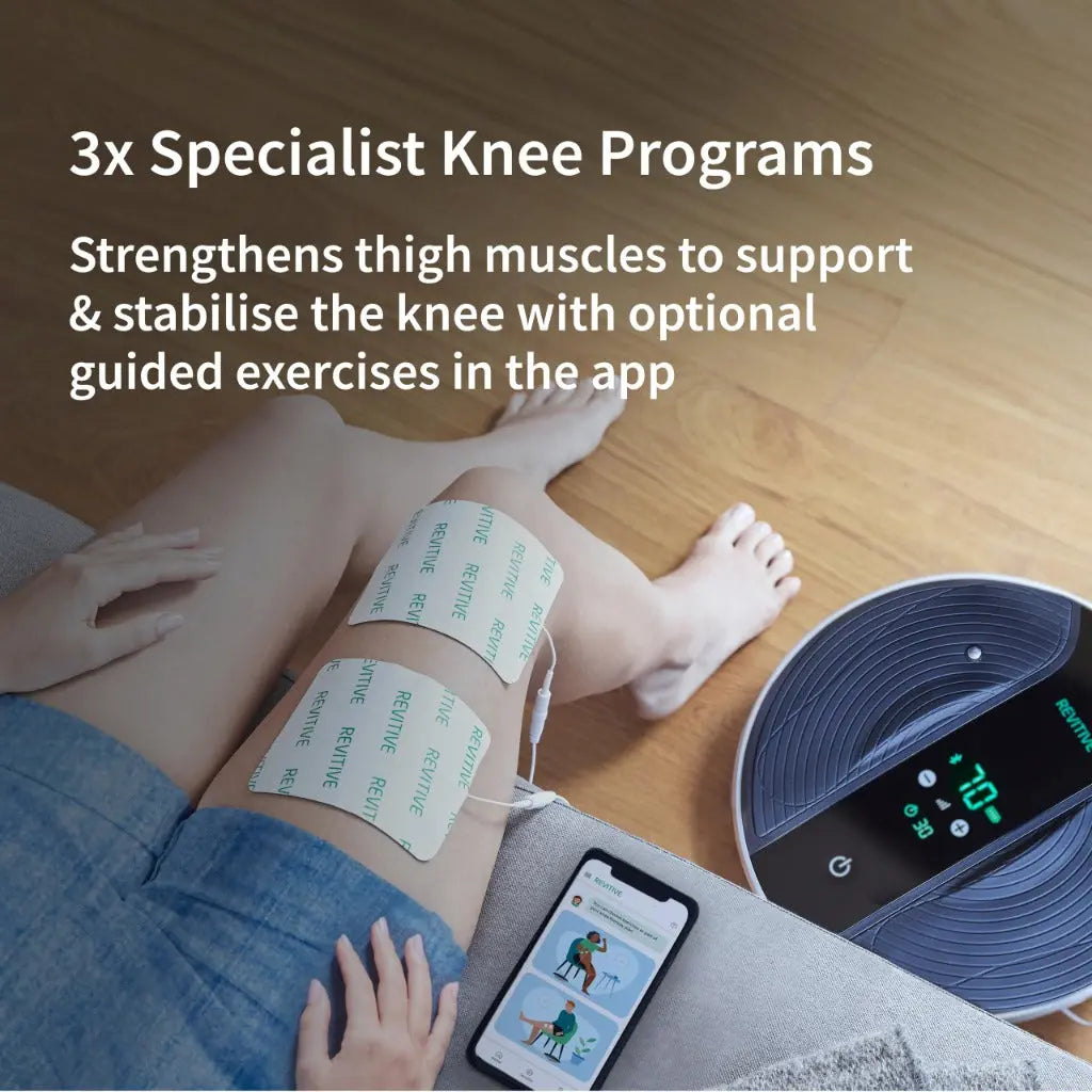 Revitive NEW and Improved Medic Coach(R) Smart Circulation Booster - Personalised Drug-Free Relief for Leg & Knee Pain, Clinically Proven, Cordless - Very Good Revitive
