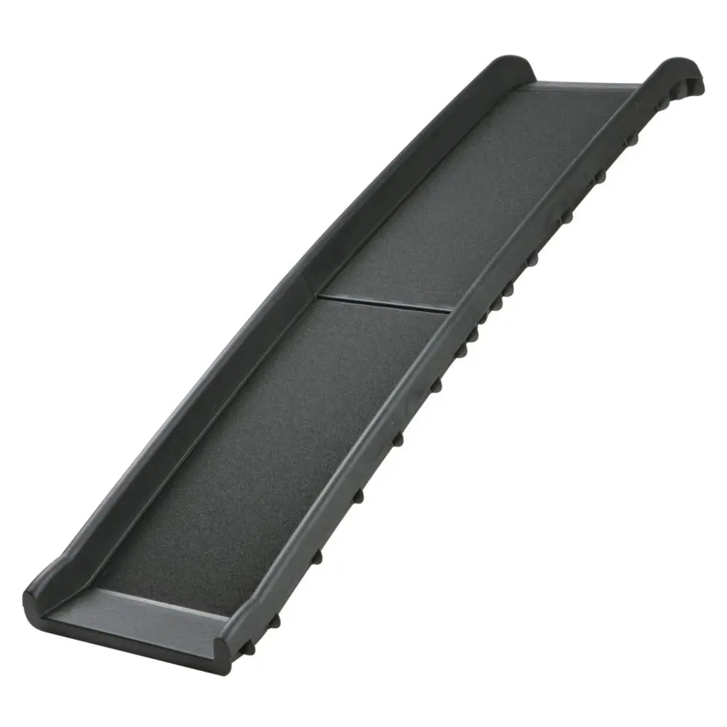 TRIXIE folding ramp for dogs - facilitates access to the boot - walking surface with sandpaper coating - 40 x 156 cm - width of walking surface: 33 cm - up to 90 kg - black - 3939 - Very Good TRIXIE