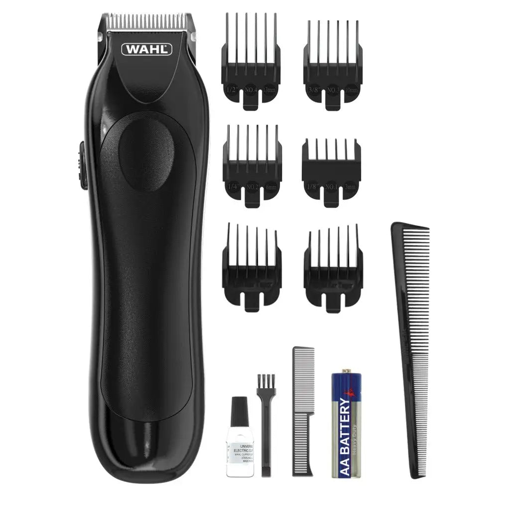 Wahl Mini Pro Cordless Trimmer, Men's Beard Trimmer, Mini Hair Trimmers for Men, Stubble Trimming, Battery Powered, Lightweight, Male Grooming Set, Facial Hair Care Kit Wahl
