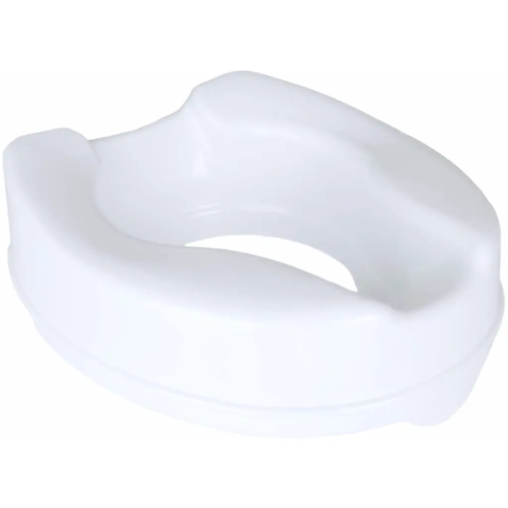 Homecraft Raised Toilet Seat 4 Inch (10 cm) - Toilet Riser for Elderly, Disabled and Post Surgery Recovery - Lightweight, Hygienic Bathroom Aid - Fits Standard Toilets - 190 kg Capacity, White - Damaged Box Homecraft