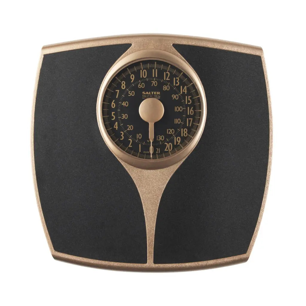 Salter 148 BKSVDR Speedo Dial Bathroom Scale - Mechanical Weighing Scales For Body Weight, Easy Read Dial & Rotating Pointer, Instant Readings, Large Foot Platform, Weighs Up To 136 kg/ 21 st - Very Good Salter