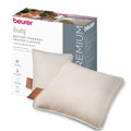 Beurer Heaty Heat pad, Cordless Heat pad with Battery, Heating pad with Automatic Switch-Off Function and 3 Temperature Settings, with Fast Heating, Soft Corded Fabric, White - Damaged Box Beurer