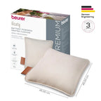Beurer Heaty Heat pad, Cordless Heat pad with Battery, Heating pad with Automatic Switch-Off Function and 3 Temperature Settings, with Fast Heating, Soft Corded Fabric, White - Damaged Box Beurer
