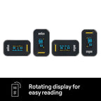 Braun Pulse Oximeter 1 - Accurate Blood Oxygen Finger Monitor - Easy-to-use at Home - For COPD, Pneumonia, Sleep Apnea Sufferers - Great for Athletes- YK-81CEU - Very Good Braun
