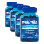 Wellman Multivitamin for Men Chewable Vegan Gummies - BBE 03/2027 Wellman