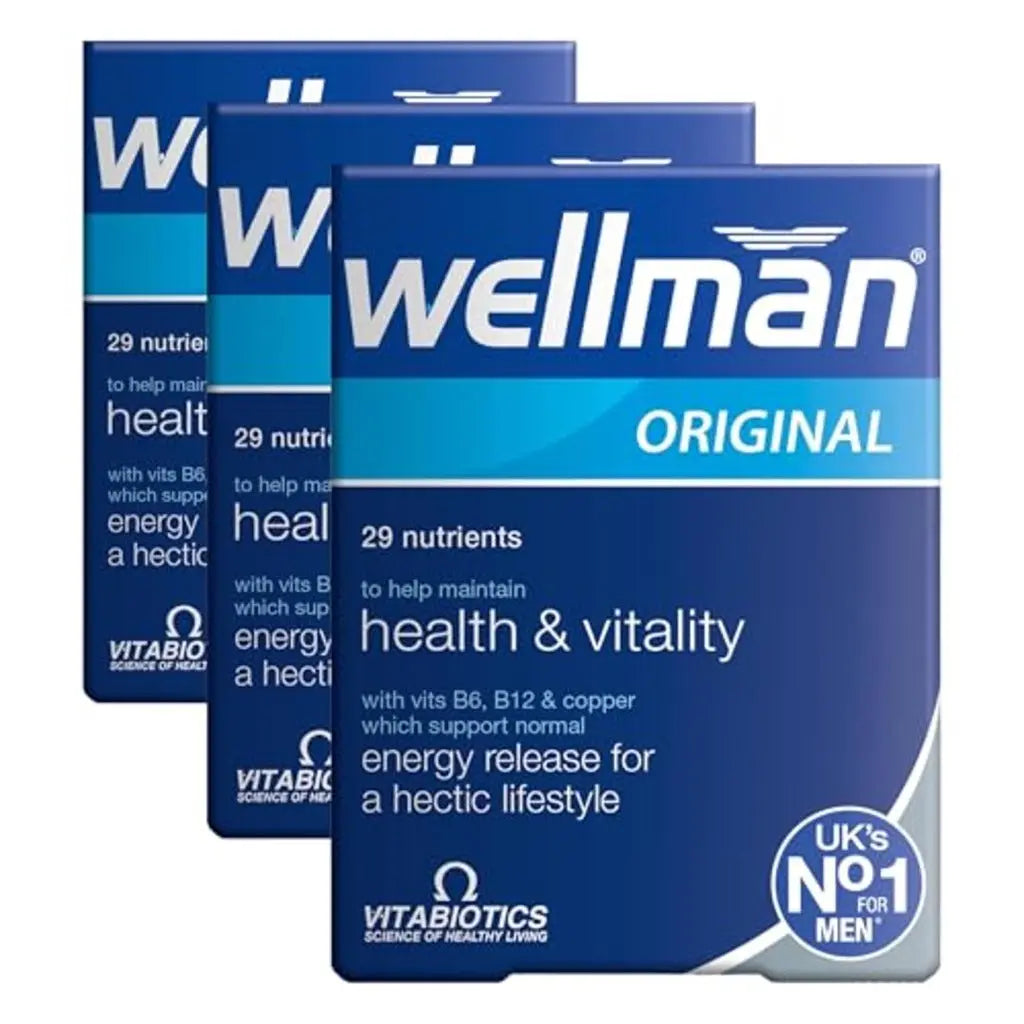 Wellman Multivitamin for Men Chewable Vegan Gummies - BBE 03/2027 Wellman