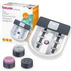 Beurer FB60UK Foot Spa with Water Heater Footbath with Premium Touch Screen 3 Pedicure Attachments Powerful 8-Level Water Heater Relaxing Bubble and Vibration Massage - Damaged Box Beurer