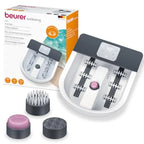 Beurer FB60UK Foot Spa with Water Heater Footbath with Premium Touch Screen 3 Pedicure Attachments Powerful 8-Level Water Heater Relaxing Bubble and Vibration Massage - Damaged Box Beurer