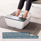 Beurer FB60UK Foot Spa with Water Heater Footbath with Premium Touch Screen 3 Pedicure Attachments Powerful 8-Level Water Heater Relaxing Bubble and Vibration Massage - Damaged Box Beurer