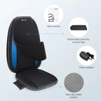 Comfier Shiatsu Back Massager with Heat -Deep Tissue Kneading Massage Chair, Massage Chair for Full Back, Chair Massager for Home or Office Chair use,Gifts for Women,Men - Damaged Box Comfier