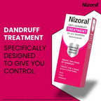 Nizoral Anti-Dandruff Treatment Shampoo, Treats and Prevents Dandruff, Clinically Proven to Control Itchy & Flaky Scalps, Contains Ketoconazole, 1 x 60ml - BBE 11/2028 Nizoral