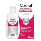 Nizoral Anti-Dandruff Treatment Shampoo, Treats and Prevents Dandruff, Clinically Proven to Control Itchy & Flaky Scalps, Contains Ketoconazole, 1 x 60ml - BBE 11/2028 Nizoral