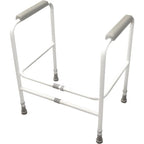 Aidapt Free Standing Support Toilet Safety Frame with Adjustment for Height and Width with Non Slip Feet Pre Assembled Aid - Very Good Aidapt
