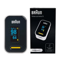 Braun Pulse Oximeter 1 - Accurate Blood Oxygen Finger Monitor - Easy-to-use at Home - For COPD, Pneumonia, Sleep Apnea Sufferers - Great for Athletes- YK-81CEU - Damaged Box Braun
