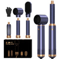 Hairstyer 5 in 1 Hair Styler Air Brush Airbrush 5 in 1 Air styer Airstyler Multi-Blow Dryer Brush Set with Curl, Straighten, Wavy, Smooth, Magic Styler for All Hair Types and Lengths - Damaged Box AiroGlow