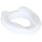 Homecraft Savanah Raised Toilet Seat without Lid, Elongated & Elevated Lock Seat Support for Elderly, Handicapped and Disabled Users, White Colour, 150 mm (6'') - Damaged Box Homecraft