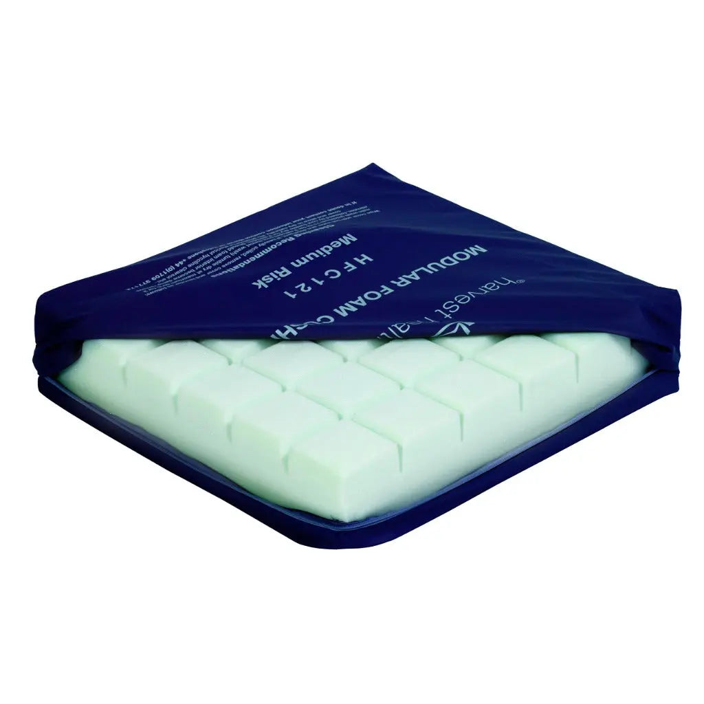 Harvest Healthcare Modular Foam Pressure Care Cushion -Medium Risk, 430(L)x430(W)x95(H) mm, Paired Mattress - Community (HSMCOM), Safe Working Load 95kg / 15st - Very Good Harvest Healthcare