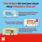 Huggies Pure Plastic Free Baby Wipes - Pack of 12 (576 Wipes) - 99% Water Wet Wipes, Fragrance Free, Hypoallergenic, Better Cleaning, Soft and Gentle on Babies' Delicate Skin - BBE 02/2028 Huggies
