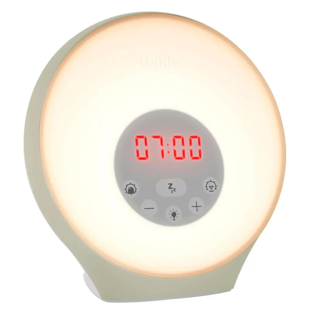 Lumie Sunrise Alarm - Sunrise Wake-up Alarm, Sunset Sleep Feature, Sounds and Mood Lighting, White - Very Good Lumie