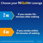 NiQuitin 4mg Nicotine Lozenges - Mint Flavour (72 Mint Nicotine Lozenges) - Fast, Effective Craving Relief - Stop Smoking Aids for Taking At Home Or On The Go - for Help Quitting Or Reducing Smoking - BBE 08/2026 NiQuitin