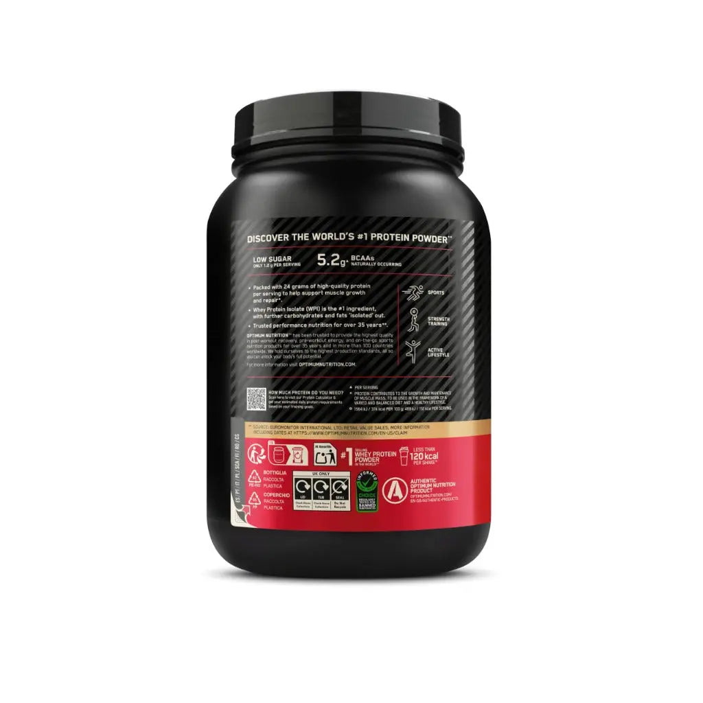 Optimum Nutrition Gold Standard 100% Whey Muscle Building and Recovery Protein Powder With Naturally Occurring Glutamine and BCAA Amino Acids, Vanilla Ice Cream Flavour, 30 Servings, 900 g - BBE 03/2028 Optimum Nutrition