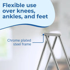 Days Chrome Folding Bed Cradle Assist, Holds Bedclothes Off Legs, Feet, Knees, and Pressure Sores, Holds Sheets, Blankets and Covers Weight While Sleeping or Resting, For Elderly, Injured, Disabled - Very Good Days