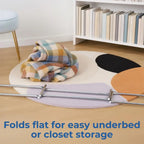 Days Chrome Folding Bed Cradle Assist, Holds Bedclothes Off Legs, Feet, Knees, and Pressure Sores, Holds Sheets, Blankets and Covers Weight While Sleeping or Resting, For Elderly, Injured, Disabled - Very Good Days