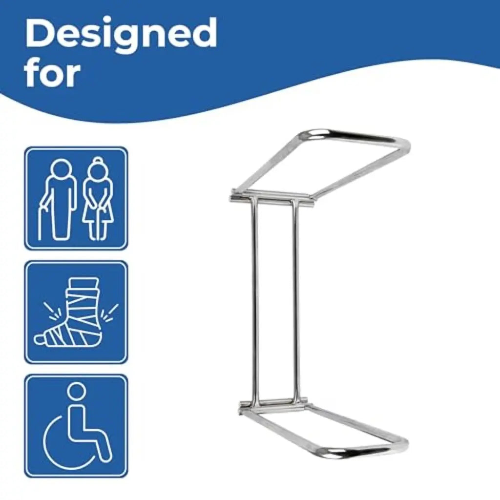 Days Chrome Folding Bed Cradle Assist, Holds Bedclothes Off Legs, Feet, Knees, and Pressure Sores, Holds Sheets, Blankets and Covers Weight While Sleeping or Resting, For Elderly, Injured, Disabled - Very Good Days