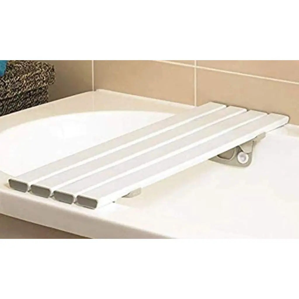 Homecraft Savanah Slatted Bath Board - 69 x 23 cm Lightweight Bath Seat for Elderly and Disabled - Quick Draining Bathing Aid with Non Slip Fittings - Supports up to 190 kg - Damaged Box Homecraft