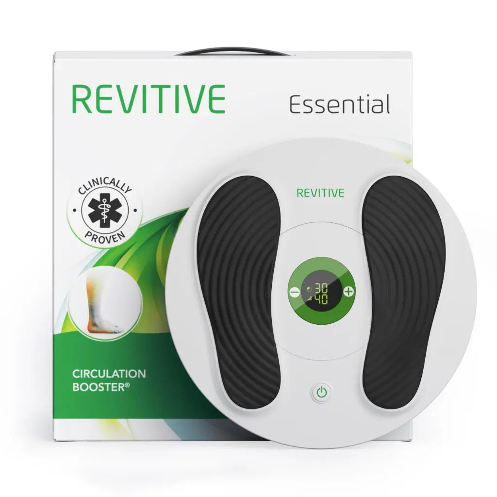 Revitive Essential Circulation Booster - Simple Drug-Free Relief for Everyday Leg & Foot Discomfort - Damaged Box Revitive
